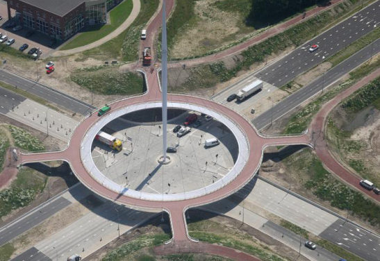 Giant Cycling Roundabout, Netherlands