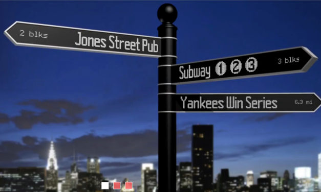 Digital Street Signs, New York