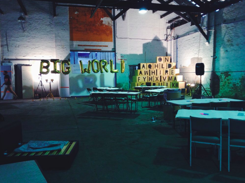 At the Big World Homes workshop at the Commune in Waterloo, Sydney. Photo credit: Luschia Porter